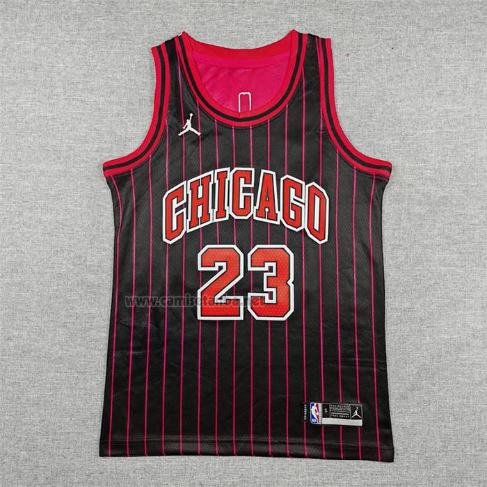 Camiseta Nino Chicago Bulls Michael Jordan NO 23 Statement 2025-26 Negro